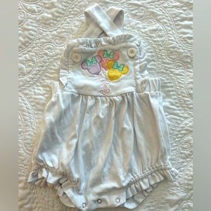 Custom embroidered Disney sunsuit